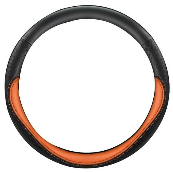 Car Steering Wheel Cover Wheel Cover Protector Universal Car Accessory For Toyota COROLLA CROSS LEVIN CAMRY YARiS L FRONTLANDER-Toyota Type O(Napa Orange)