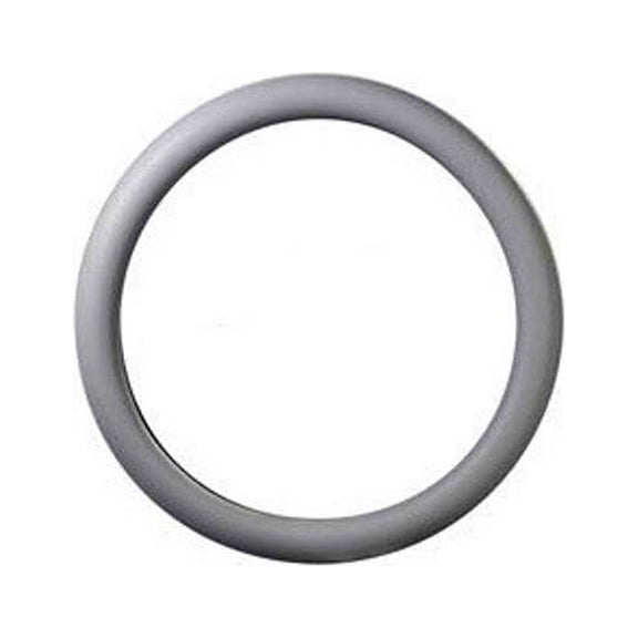 Car Steering Wheel Cover for Women Men Car Accessories,Silicone Anti-Slip Thin Steering Wheel Protector,Soft Leather Texture Interior Vehicle Accessories,Fit Diamenter 14-15.7 in Gray