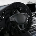thumbnail image 1 of Car Steering Wheel Cover for Winter, Soft Fuzzy Non-Slip Wheel , Warm Plush Universal Fit 14-15 Inch, Easy to Install Car Interior Accessory, 1 of 9
