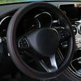 thumbnail image 1 of Car Steering Wheel Cover with Durable PU Leather,Universal 15" for Car Truck SUV,Anti Slip Auto Steering Wheel Covers for Men Women, 1 of 6