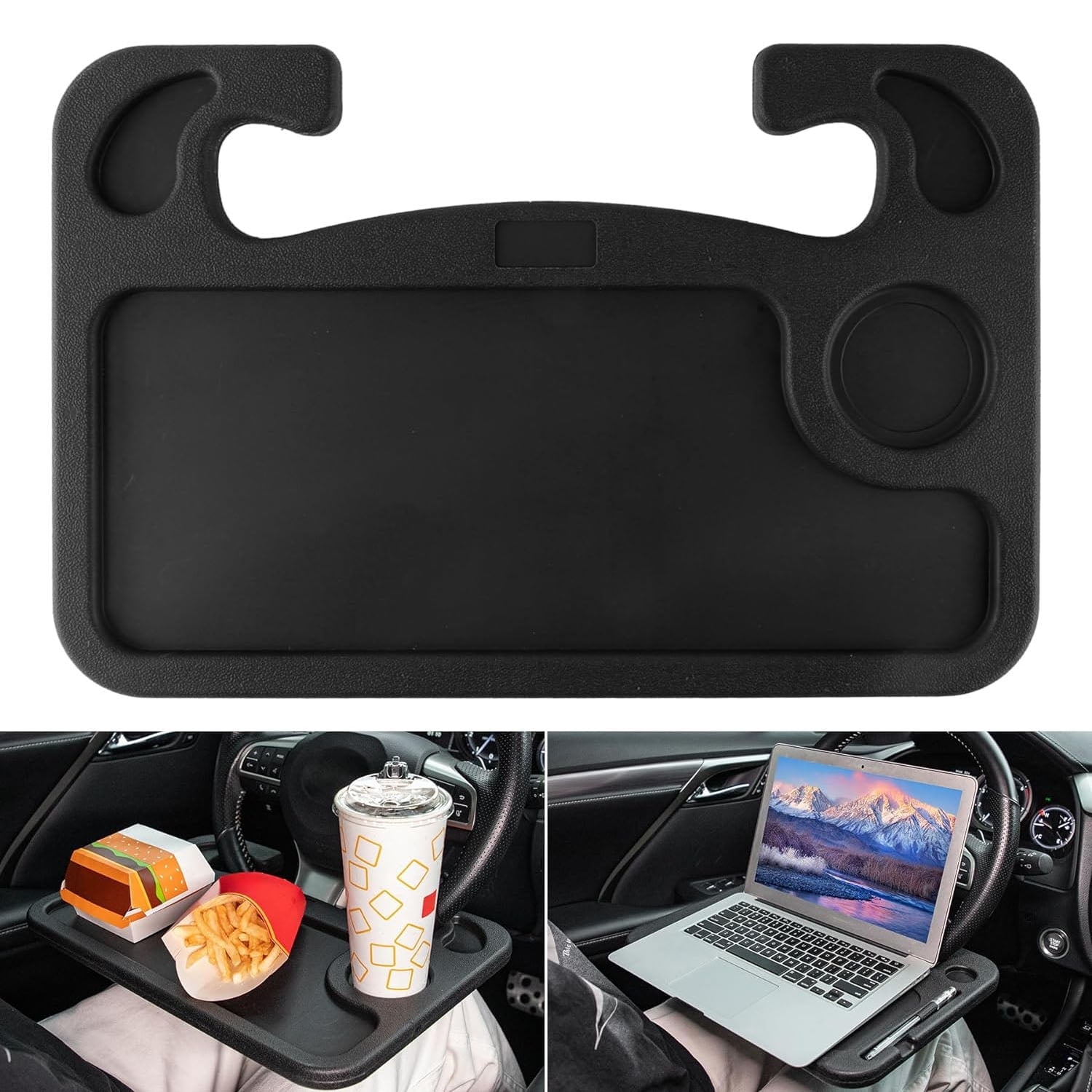 Peduu Car Desk, Multipurpose Travel Table for Eating and Laptop ...