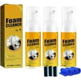 thumbnail image 1 of Car Steering Wheel Foam Cleaner, Multifunctional Interior Cleaner, Car Seat Upholstery Strong Stain Remover, Effective Grease and Dirt Removal, Foam Cleaner for and House (3), 1 of 9