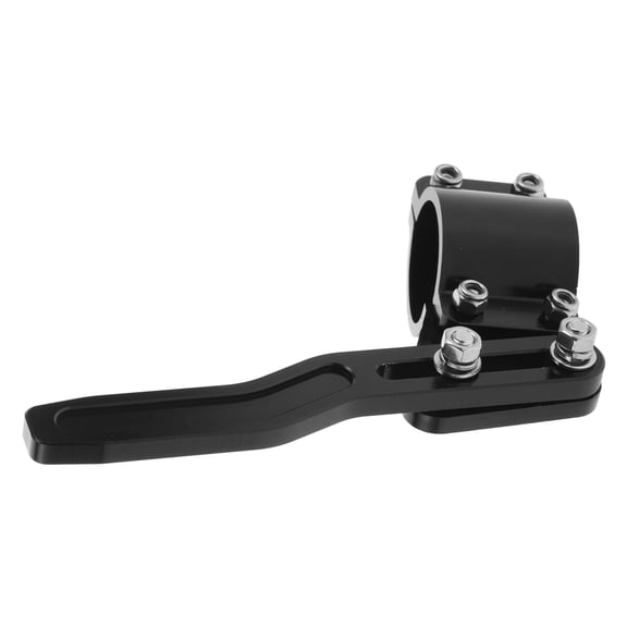 HEMOTON Black Aluminum Alloy Car Signal Extension Lever for Comfortable Driving Experience 10.5 Inches