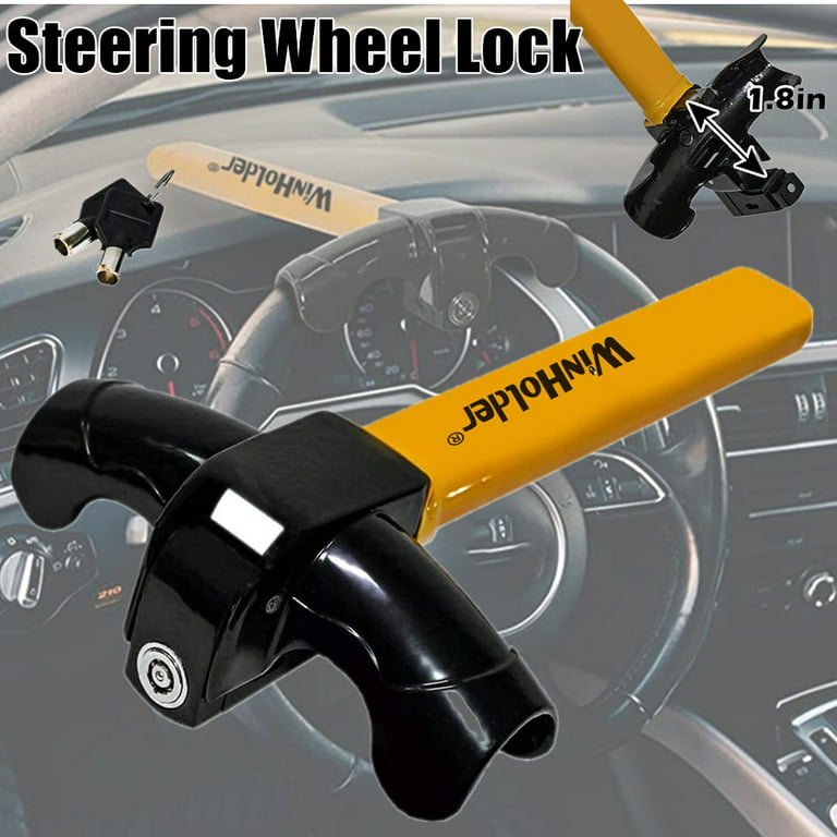 Car Steering Wheel Lock Vehicle Security Auto Safety Lock Anti-Theft Device  Car Security Accessories
