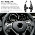 thumbnail image 1 of Car Steering Wheel Paddle Shifters ABS Material for Mercedes-Benz Old AMG Car Interior Accessories, Black Forged Pattern, 1 of 8