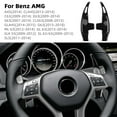 thumbnail image 1 of Car Steering Wheel Paddle Shifters ABS Material for Mercedes-Benz Old AMG Car Interior Accessories, Black, 1 of 8