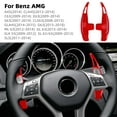 thumbnail image 1 of Car Steering Wheel Paddle Shifters ABS Material for Mercedes-Benz Old AMG Car Interior Accessories, Red, 1 of 8
