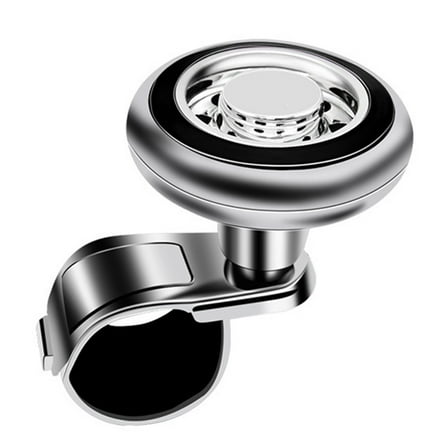Car Steering Wheel Spinner Handle Knob for Easy Maneuvering - 360 Rotation, Fits Most Vehicles