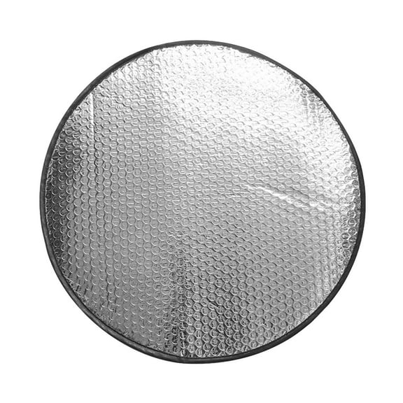 Car Steering Wheel Sunshade With Aluminum Foil Heat Insulation, Sun Protection And Cooling For Car Interior Summer Use