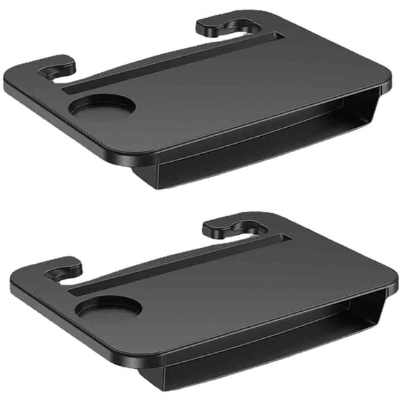 Car Steering Wheel Tray, 2-in-1 Car Desk & Seat Gap Filler Organizer, Portable Car Eating Tray for Laptop Working, Eating, Multipurpose Road Trip(2pcs)