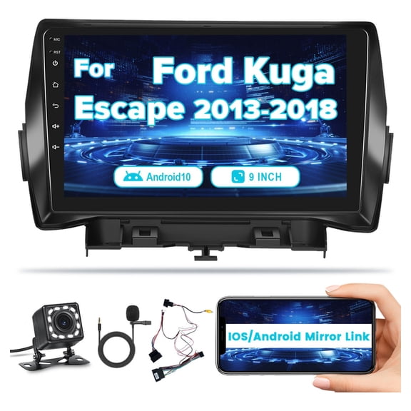 Torovo Car Radio Car Stereo 9 In Android 10.0 for Ford Kuga 2013-2017