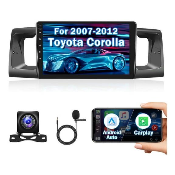 Torovo Car Radio Car Stereo Android 11 9in for Toyota Corolla 2007-12