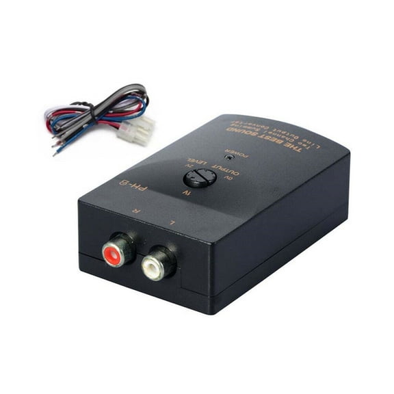 Car Stereo Audio RCA Speaker High To Low Level Line Output Converter with Cable TAPDRA Spare Part