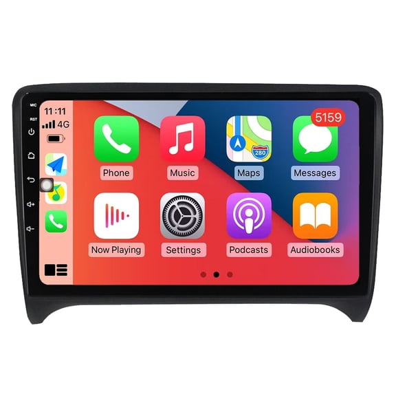 Car Stereo CarPlay Android Auto for Audi TT 2 8J 2006 - 2014 Bluetooth Navigation GPS Multimedia Video Player