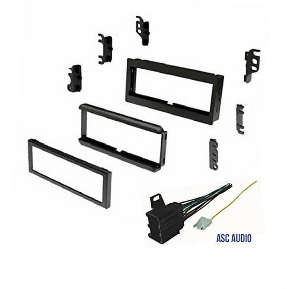 Car Stereo Dash Kit and Wire Harness for Installing a new Single Din Radio for some 1985-1990 Chevrolet Astro, 1982-1989 Chevrolet Blazer , 1982-1989 Chevrolet Camaro, 1982-1987 Chevrolet Cavalier