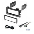 Car Stereo Dash Kit and Wire Harness for Installing a new Single Din Radio for 1997 2001 Jeep