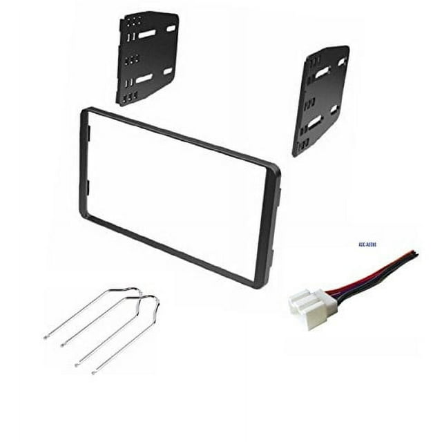 Car Stereo Dash Kit, Wire Harness, and Radio Tool for Installing a Double Din Radio for some 1998-2008 Ford Econoline, 1999-2003 Ford F-150, 1999-2004 Ford F-250/350, 1998-2012 Ford Ranger