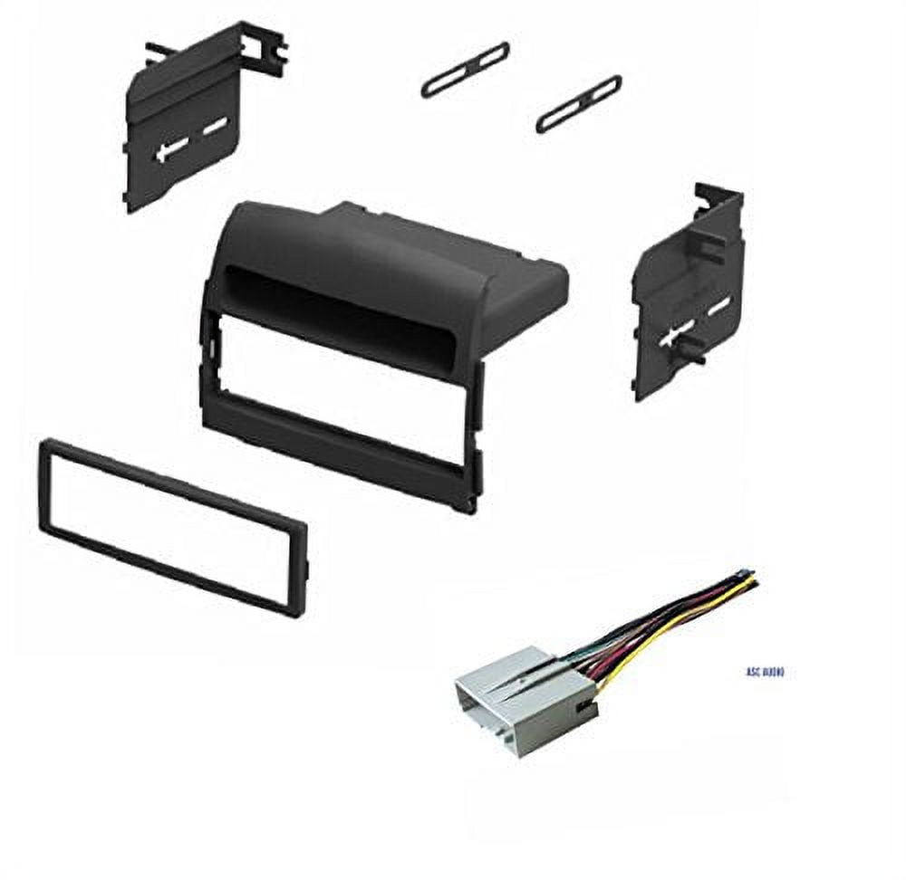 Car Stereo Dash Kit and Wire Harness for Installing a new Single Din Radio for 2006 2007 2008