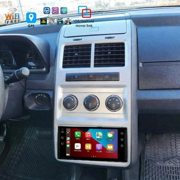 Car Stereo For Dodge Journey 2009 2010 - 2+32G Android 13, 7" IPS Touchscreen, CarPlay/Android Auto Compatible + WiFi, GPS, Bluetooth, SWC & Backup Camera​