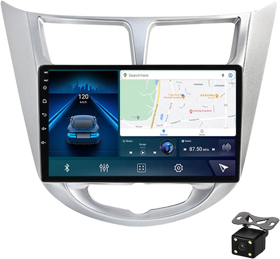 Car Stereo MP5 Player 9 Inch Touchscreen Head Unit for Hyundai Solaris