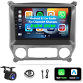 thumbnail image 1 of Car Stereo Radio for 2014-2018 Chevrolet Silverado & GMC Sierra,Android Wireless CarPlay Android Auto Silverado Radio Support Back-up Camera/Voice Contro/Map Navigation/FM Radio/SWC, 1 of 7