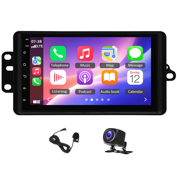 Car Stereo Radio 7 Inch Android 14 GPS Navigation Head Unit 4+64G for Hummer H2 2003-2007 Car Player with Carplay Android Auto WiFi Bluetooth SWC DSP FM/AM Radio Mirror Link