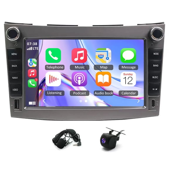Car Stereo Radio 7-inch GPS Navigation Android 14 Car Player for Subaru Outback / Legacy 2010-2014 with Carplay Android Auto WiFi BT Quad Core 4+64G SWC with AHD Backup Camera