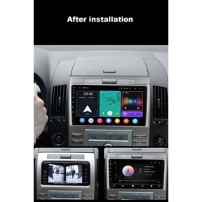 Car Stereo Radio 9-inch Android 15 GPS Navigation for Toyota Corolla Verso AR10 2004-2009Mid-level and Base TrimCar Player with Carplay Android Auto FM/RDS DSP WiFi Bluetooth 4+64G Mirror Link