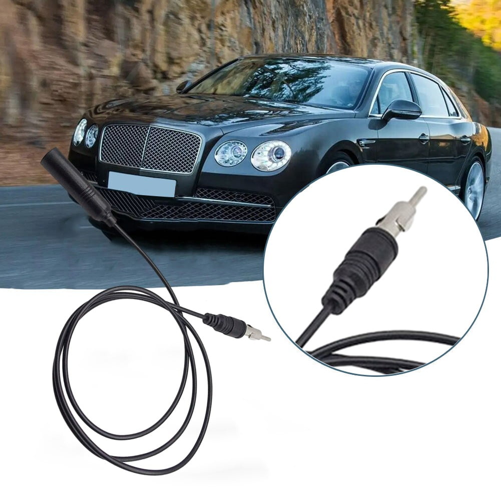 Car Stereo Radio Auto Am/Fm Antenna Extension Cable Wire 100Cm