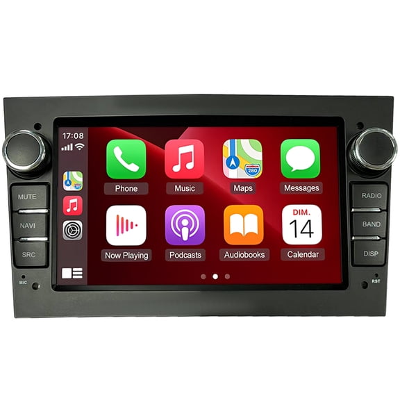 Car Stereo Radio Compatible for Vauxhall Corsa Astra Vivaro Meriva Combo Vectra Antara Signum Tigra Twin Top Android 15 7-inch Car Player Fit for Carplay and Android Auto GPS Navi Head Unit 4GB+64GB