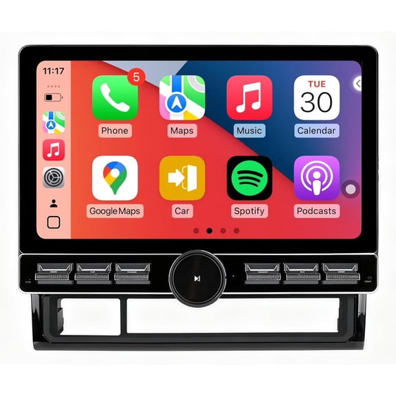 Car Stereo Radio for Toyota Tacoma 2005-2015, Android 13 Wireless CarPlay Android Auto, 10 Inch Head Unit HD Screen, QLED/Bluetooth/SWC/GPS/AM/FM/RDS/Wifi/1080P Backup Camera (Tacoma-2005-MI)