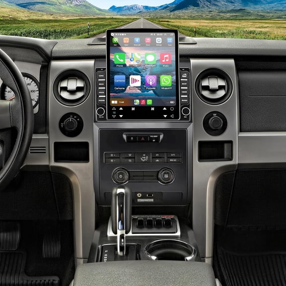 Car Stereo Radio Upgrade for Ford F150 F-150 2009 2010 2011 2012 2013 2014, 9.7" Android 13 Car Radio Stereo Touchscreen Head Unit with CarPlay Android Auto GPS Navi Bluetooth WiFi SWC