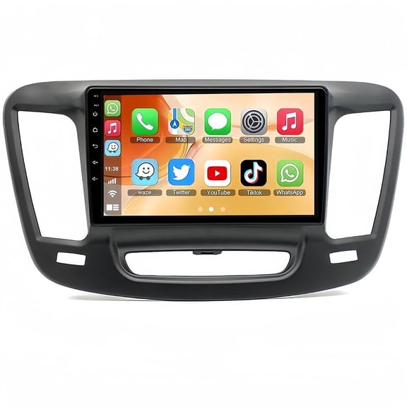 Car Stereo Radio Vehicle Navigation for Chrysler 200C 2015-2019 9" Touchscreen 2+32G Wireless CarPlay Android Auto