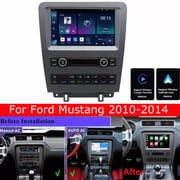 Corfhy Car Stereo for Ford Mustang 2010-2014, Radio Touch Screen w/Wireless Carplay/Android Auto/DSP/WiFi/Bluetooth/AM/FM