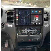 Eforcase Car Stereo Radio for Jeep Dodge RAM Grand Caravan with 9 Touch Screen Support Carplay Android Auto GPS FM/RDS SWC USB