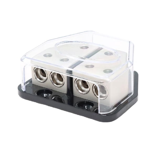 Car Stereo Splitter 1 to 2 & 1 to 4 Ground Distribution Box Easy Installation in Vehicle Motorhome