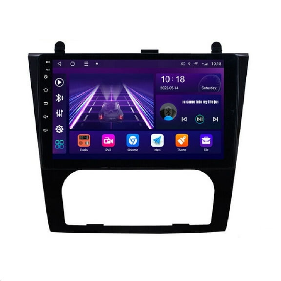Car Stereo for Nissan Altima 2008-2012 Automatic A/C Carplay Android Auto, 9'' QLED Android 4+32GB Radio GPS Navigation DSP Audio AM/FM/RDS