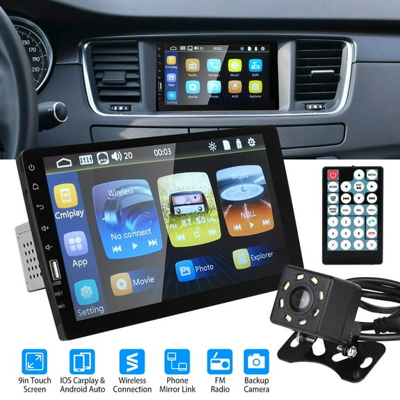 Car Stereo, iMountek Wireless 9in Touch Screen MP5 Stereo Player