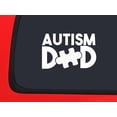 thumbnail image 1 of Car Sticker Autism Dad Awareness Support Puzzle Piece Car Window Decal Sticker White 7 Inch, 1 of 2