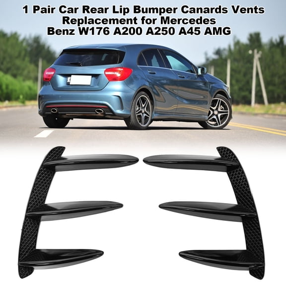 Car Sticker,Car Rear Lip Pair Car Rear 1 Pair Car W176 A45 Huiop Mercedes Benz Dsfen Mewmewcat Rear Splitter
