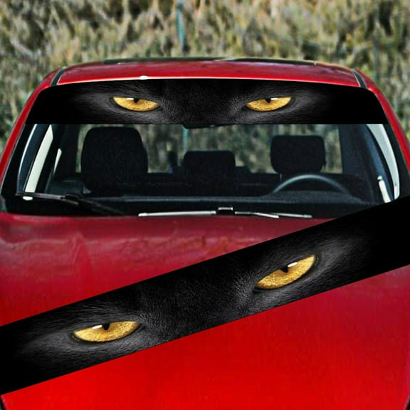 Car Sticker,Cat Eye Car 3d Stereoscopic Cat Block Sticker Windshield Sticker Rear Sticker Rear Block Sticker Decoration 3d Rear Block Car Sticker Car 3d Stercopic Cat Eryue