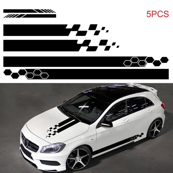 Car Sticker,Decal Vinyl Stickers Car Side Sticker Body Decals Universal Decals Universal Car Pieces Vinyl Car 5 Pieces Vinyl Auto Body Decals Universal Car Diy Car Diy Decal Diy Decal Vinyl