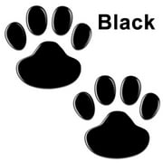 Car Sticker Design Paw 3D Animal Dog Cat Bear Foot Print Auto Accessories