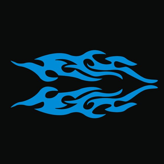 Car Sticker Modified Flame Decals Bumper Hood Rearview Mirror Head Cover Stickers Cover Scratches Motorcycle Auto Styling Decal