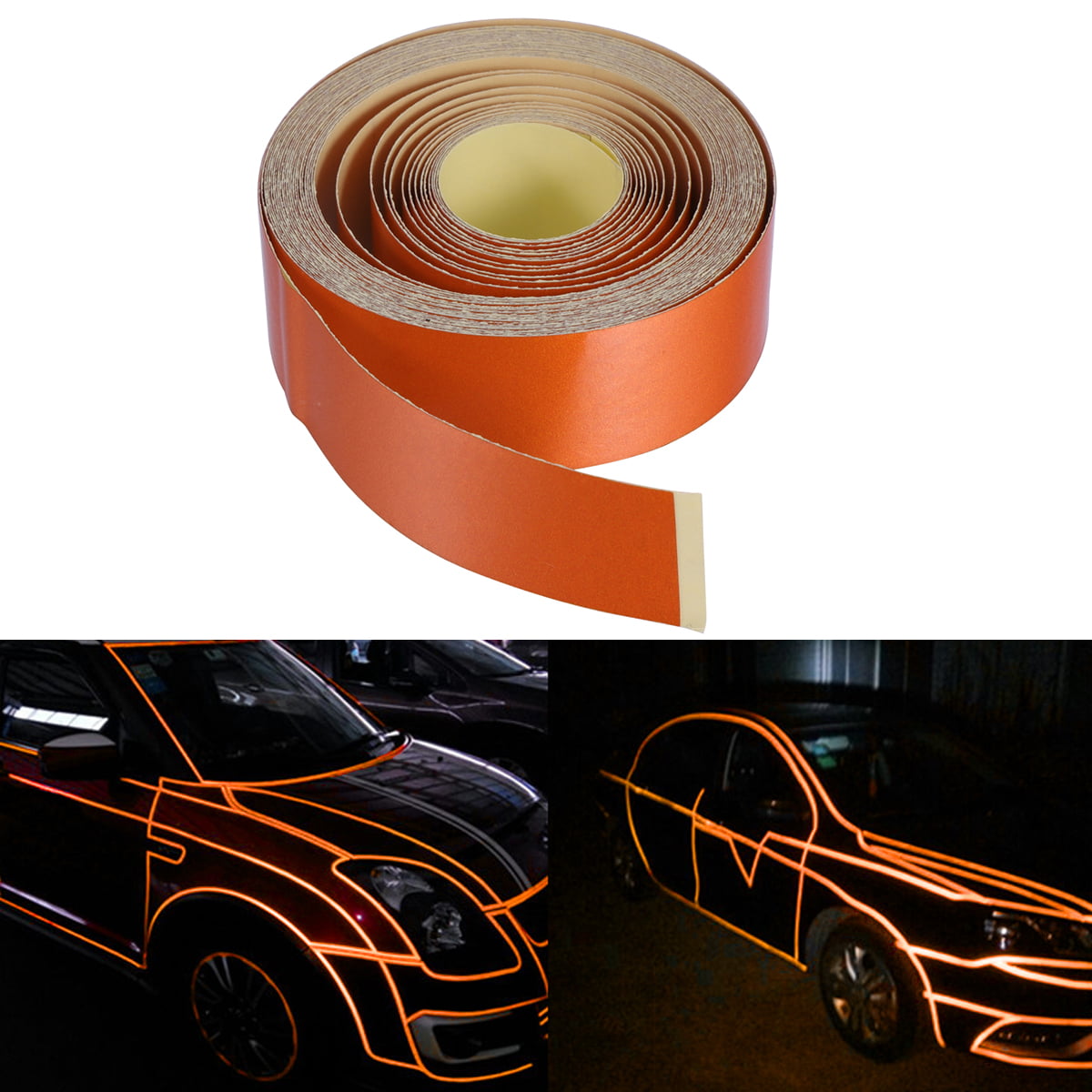 Car Stickers 2 Cm Reflective Tape for Cars Reflectiva Para Camiones ...