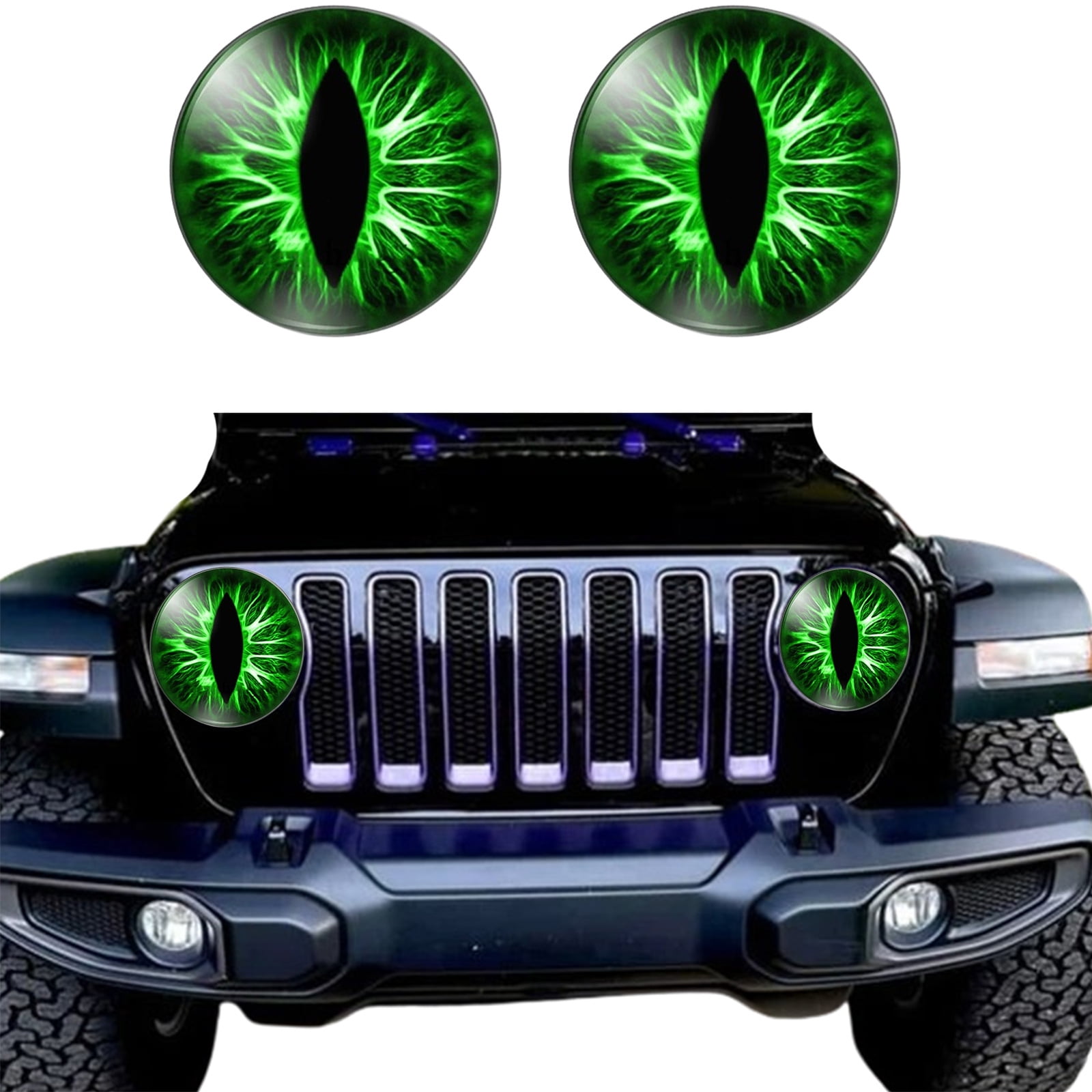 Car Stickers,Beast Eyes Headlight Decals Pair,Funny Car Decals,Off Road ...