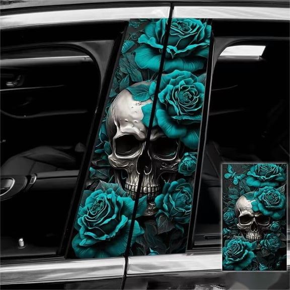 Car Stickers Car Pillar Decal Car Center Post Sticker B Pillar Personalized Door Post Decal (2pcs)