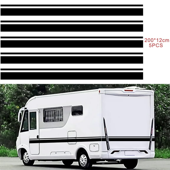 Car Stickers,Two Side Rv Stickers Vinyl Caravan Rv Decals Car Caravan Camper Van Car Stickers Vinyl Caravan Camper Dabey Buzhi Dsfen D-1186