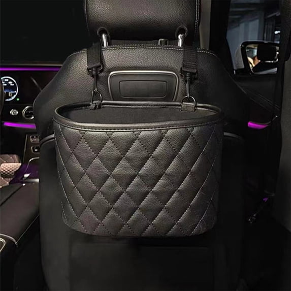 Car Storage Bag Seat Back Hanging Organizer Multifunctional Large Capacity Vehicle Interior Storage Box for Backseat Essentials Bottles Snacks Travel Accessories and Daily Car Organization Protection