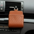 thumbnail image 1 of Car Storage Box Avant-garde Design Car Organizer Car Storage Bag Faux Leather Stylish Versatile Feel Auto Organizer for Phones Avant-garde Design, 1 of 11